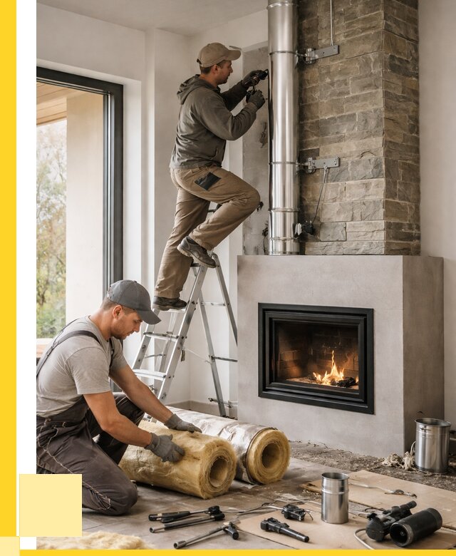 Монтаж дымоходов для каминов в Узловой от 15278 р. ЭриданЗлв