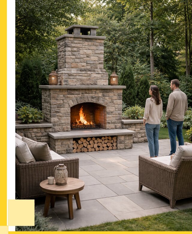 Уличные камины из кирпича в Узловой от 152775 р. | ЭриданЗлв