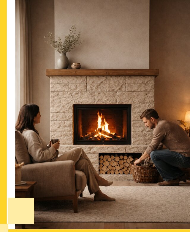 Камины для дома в Узловой под ключ от 152775 р. | ЭриданЗлв