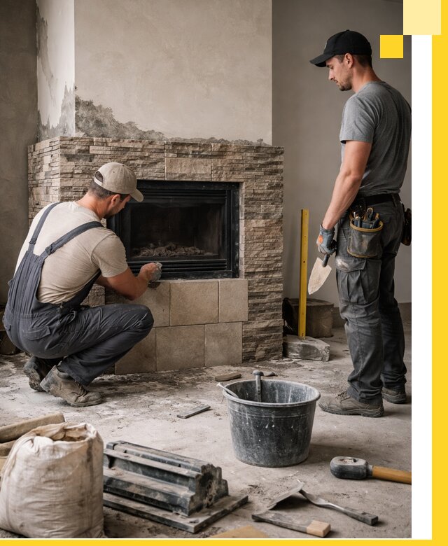 Камины под ключ в Узловой: проект, изготовление и монтаж