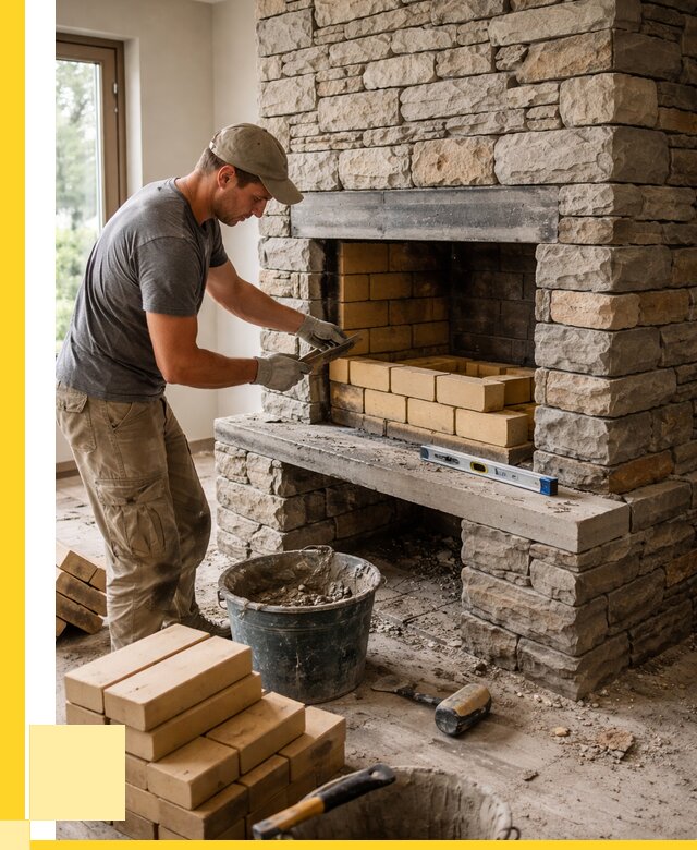 Кладка каминов и камина в Узловой от 25463 р. ЭриданЗлв