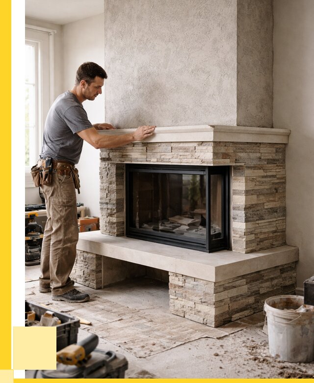 Изготовление каминов под ключ в Узловой от 152775 р. | ЭриданЗлв