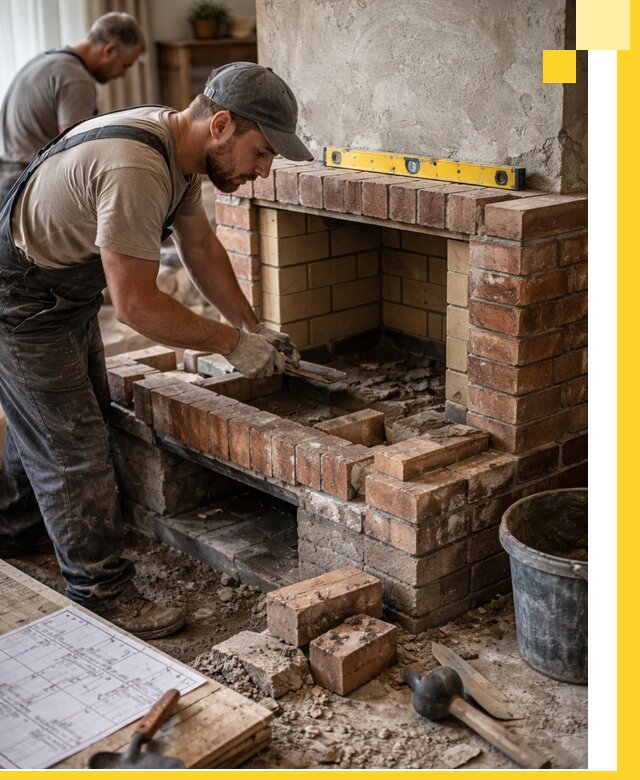 Изготовление и установка каминопечей под ключ в Узловой