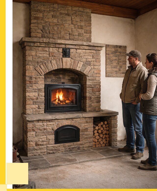 Кирпичная печь под ключ в Узловой от 152775 р. | ЭриданЗлв