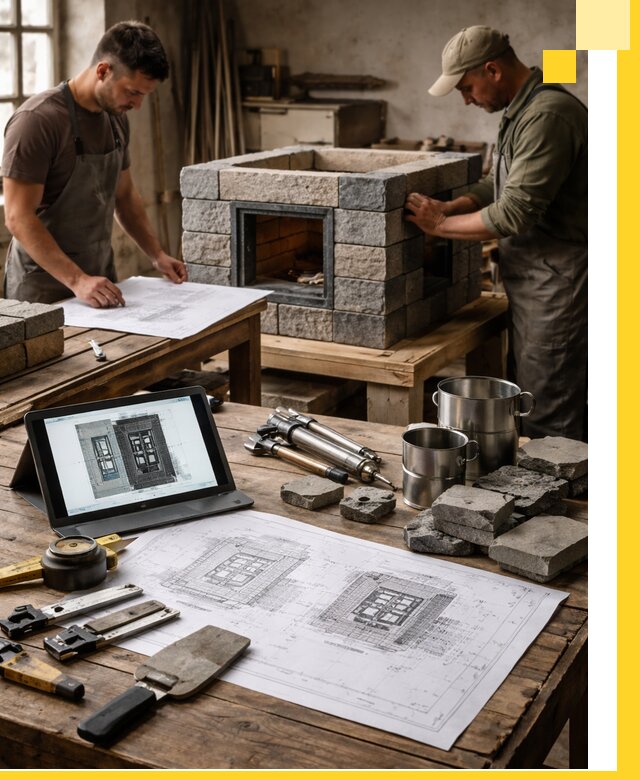 Разработка проектов печей с согласованием и монтажом в Узловой