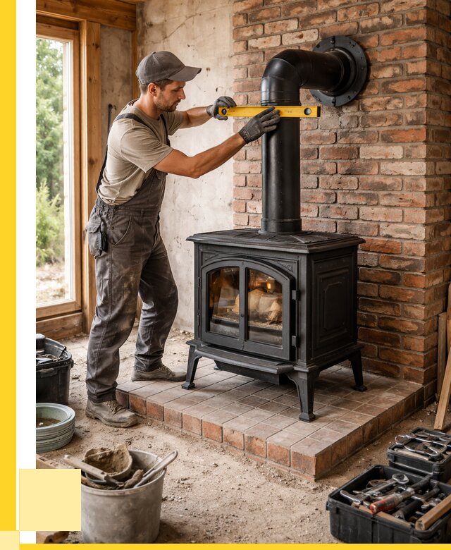 Монтаж печей установка банной печи в Узловой от 15278 р. | ЭриданЗлв