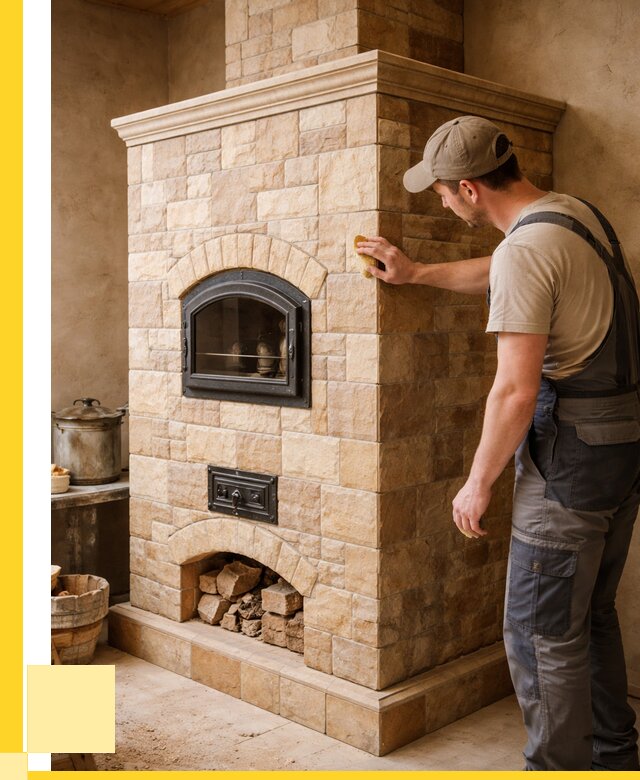 Облицовка печей в Узловой от 4583 р. под ключ | ЭриданЗлв