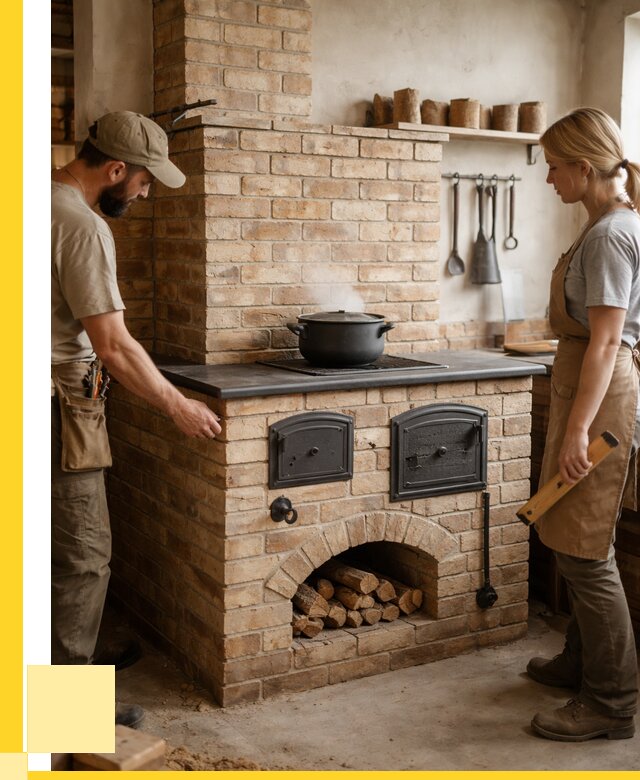 Варочно отопительные печи в Узловой от 91665 р. | ЭриданЗлв