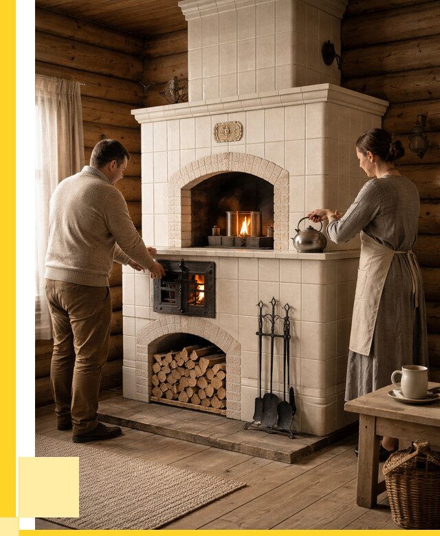 Русские печи в Узловой: установка от 152775 р. ЭриданЗлв