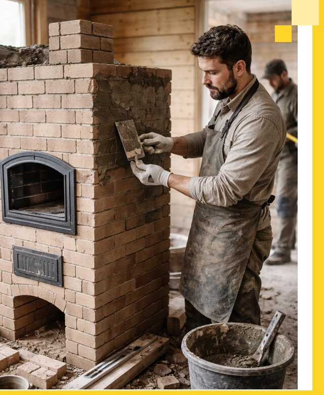 Изготовление и установка печей-шведок под ключ в Узловой