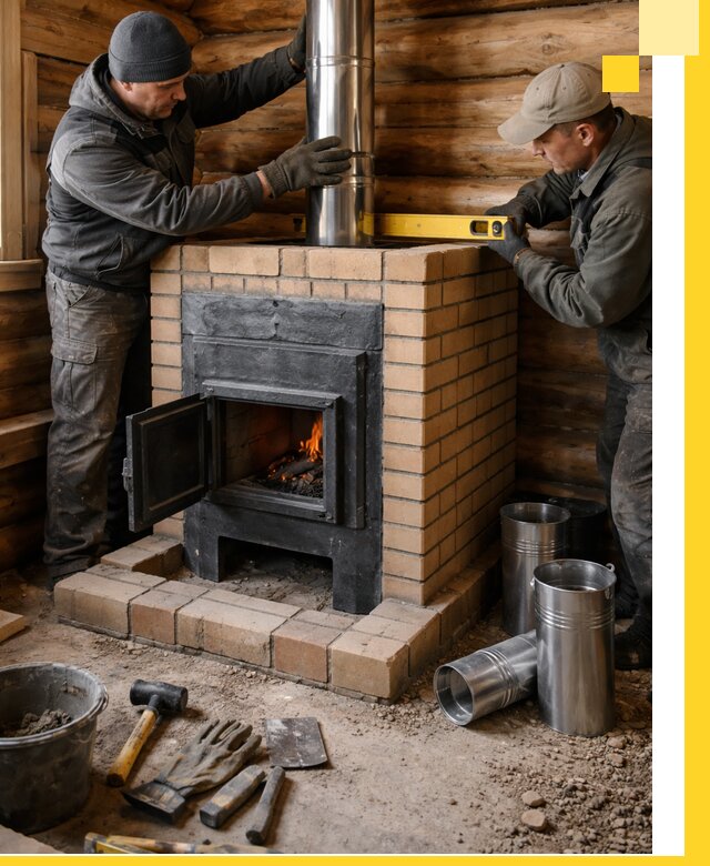 Проектирование, изготовление и установка банных печей в Узловой