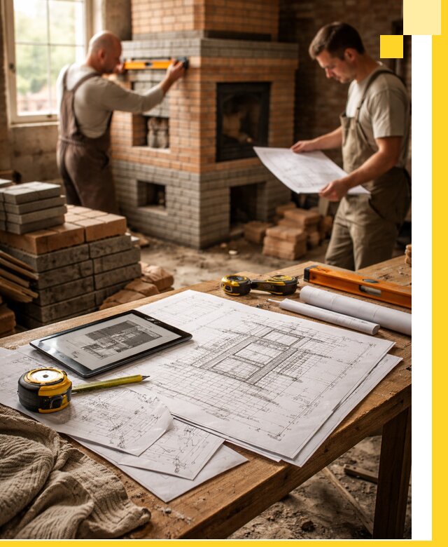 Проекты печей и каминов с индивидуальным дизайном в Узловой