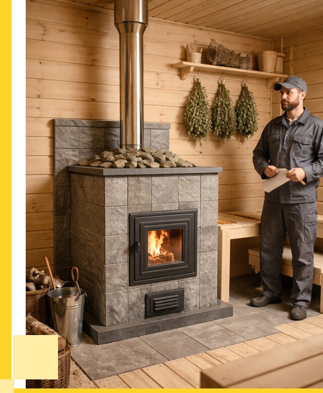 Печи для бани под ключ в Узловой от 122220 р. | ЭриданЗлв