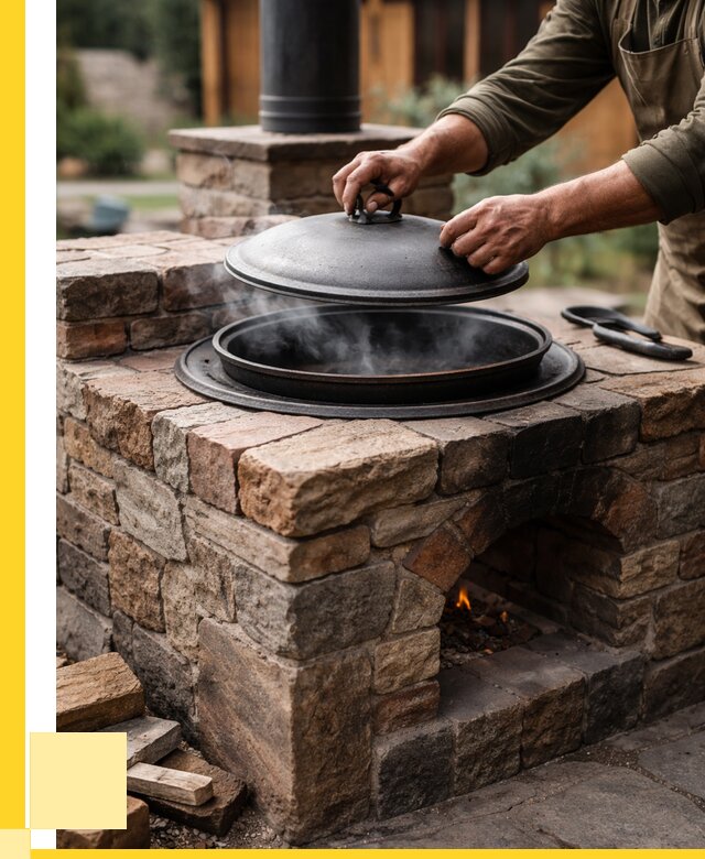 Печи для казана в Узловой по цене от 18333 р. | ЭриданЗлв