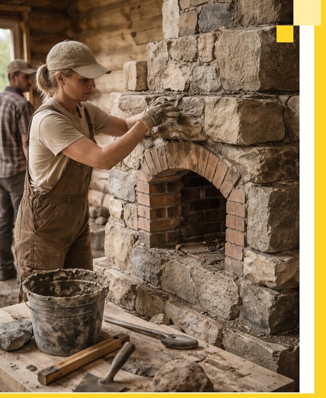 Каменные печи на заказ и монтаж в Узловой, долговечные решения