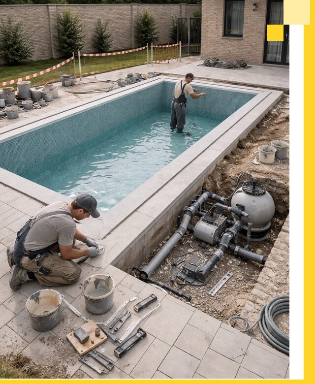 Строительство бассейнов под ключ в Узловой: проекты и монтаж