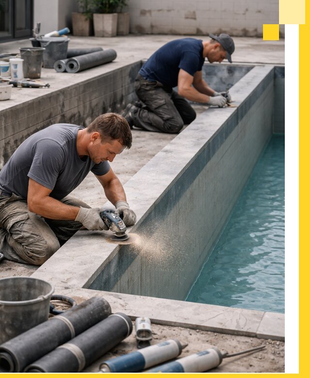 Профессиональный ремонт бассейнов под ключ в Узловой