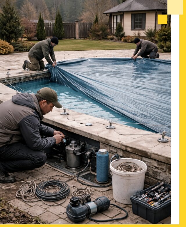 Консервация бассейнов в Узловой: подготовка к длительному хранению