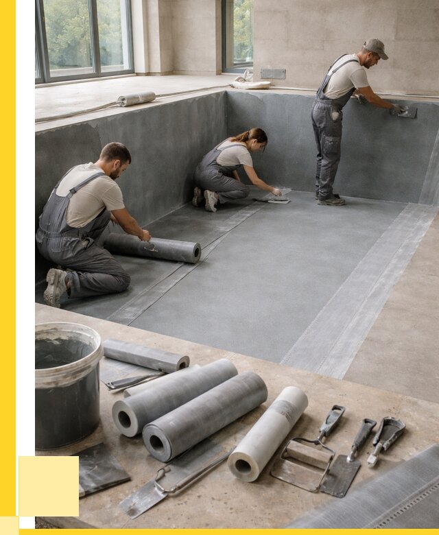 Гидроизоляция бассейнов в Узловой от 2037 р., ЭриданЗлв