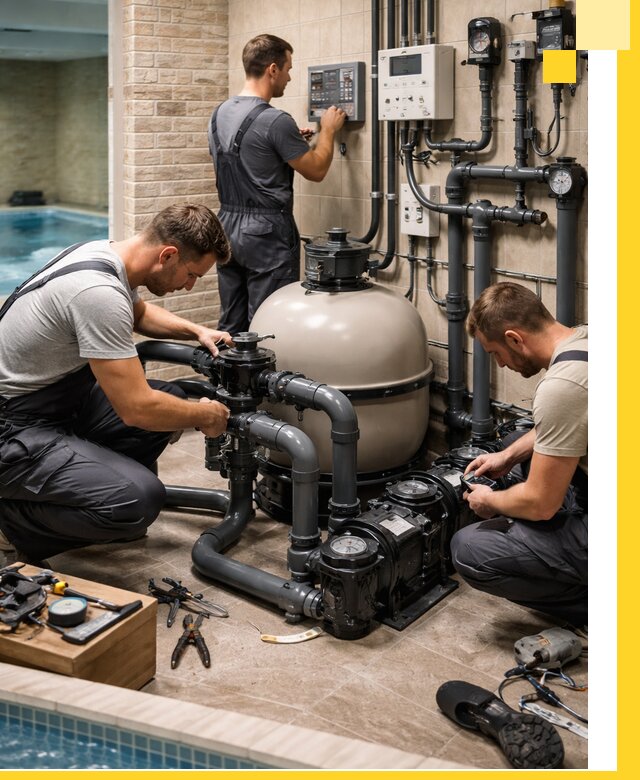 Комплексное оборудование для бассейнов под ключ в Узловой