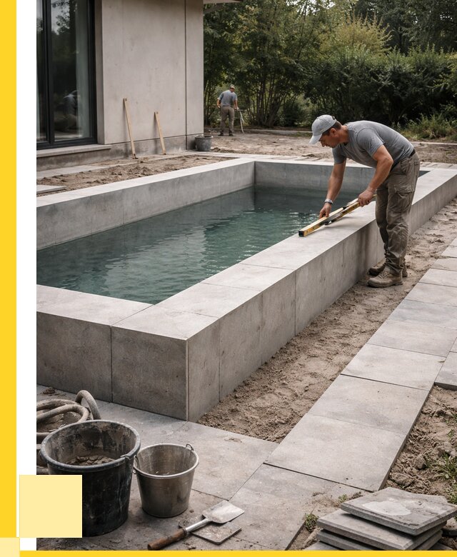 Строительство бетонного бассейна в Узловой от 1222200 р. | ЭриданЗлв