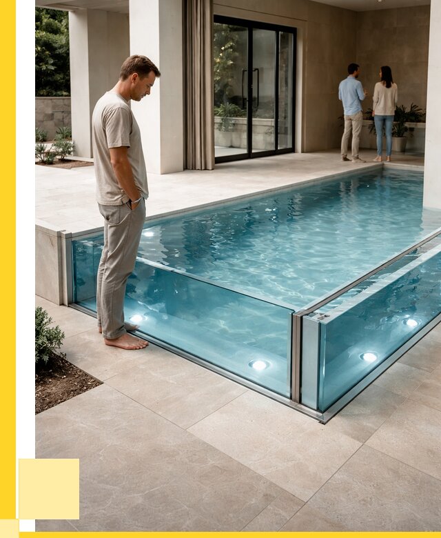 Стеклянные бассейны в Узловой от 1222200 р. | ЭриданЗлв — мозаика