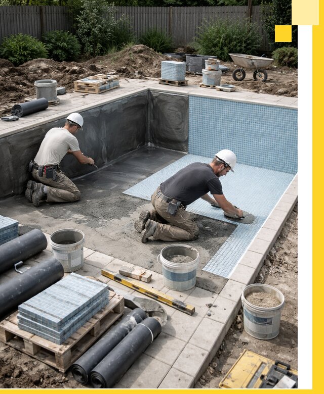 Проектирование и строительство стационарных бассейнов в Узловой