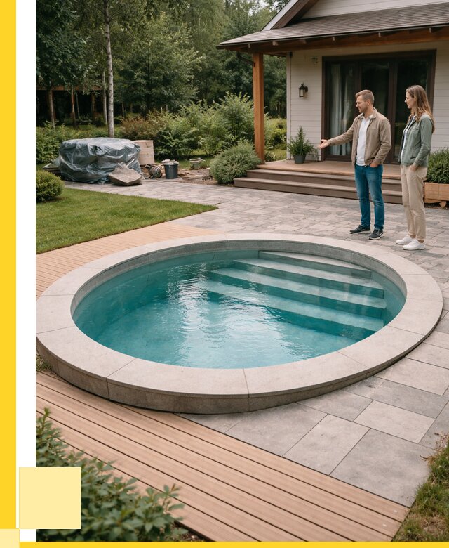 Бассейн на даче под ключ в Узловой от 203700 р., ЭриданЗлв