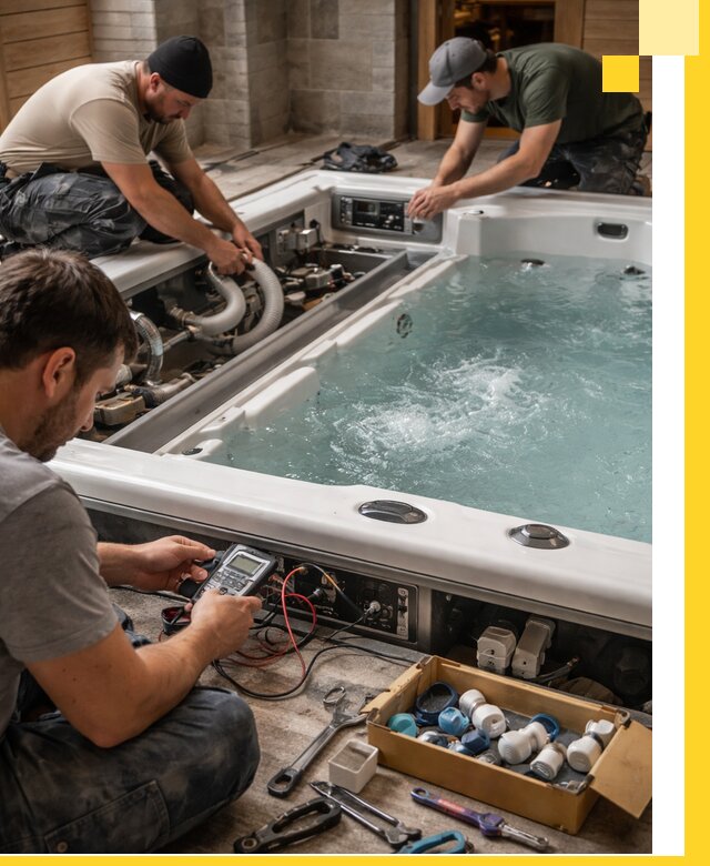 Гидромассажные бассейны под ключ в Узловой, дизайн и монтаж