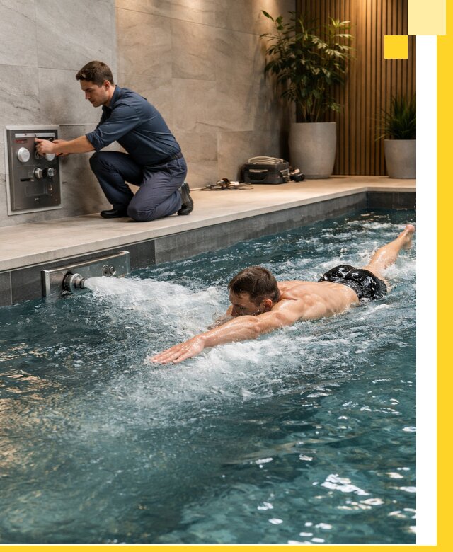 Проектирование и монтаж бассейнов с противотоком в Узловой