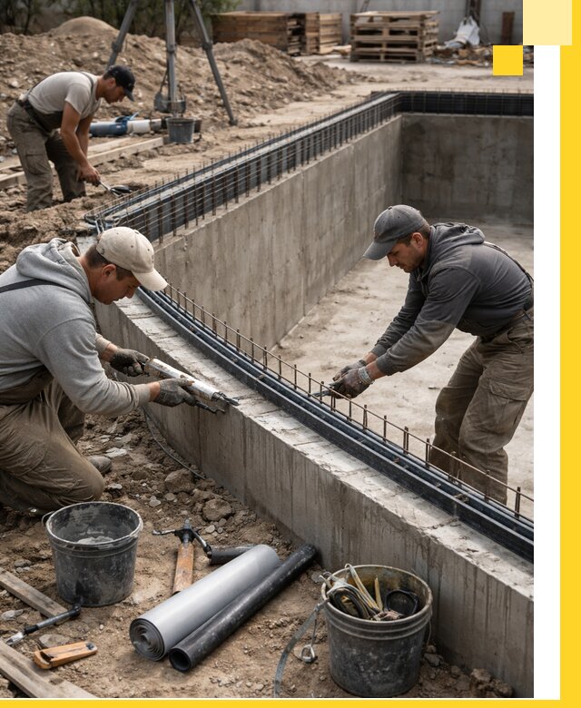 Качественный монтаж чаши бассейна в Узловой под ключ с гарантией