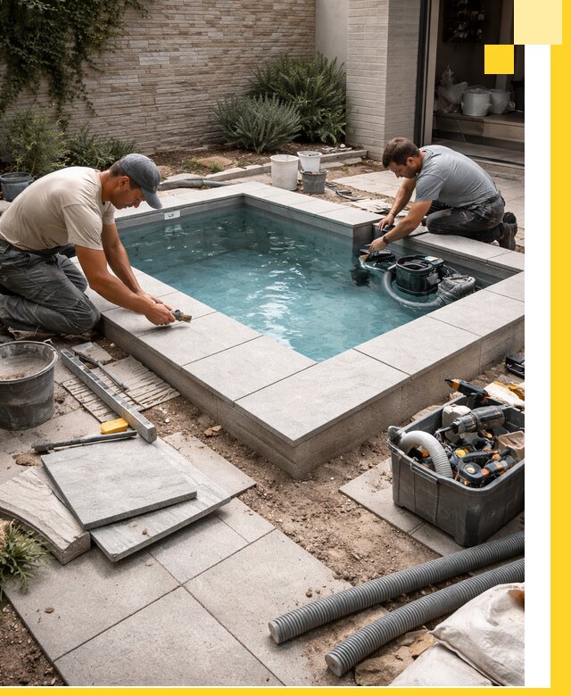 Мини бассейны под ключ в Узловой, дизайн и установка