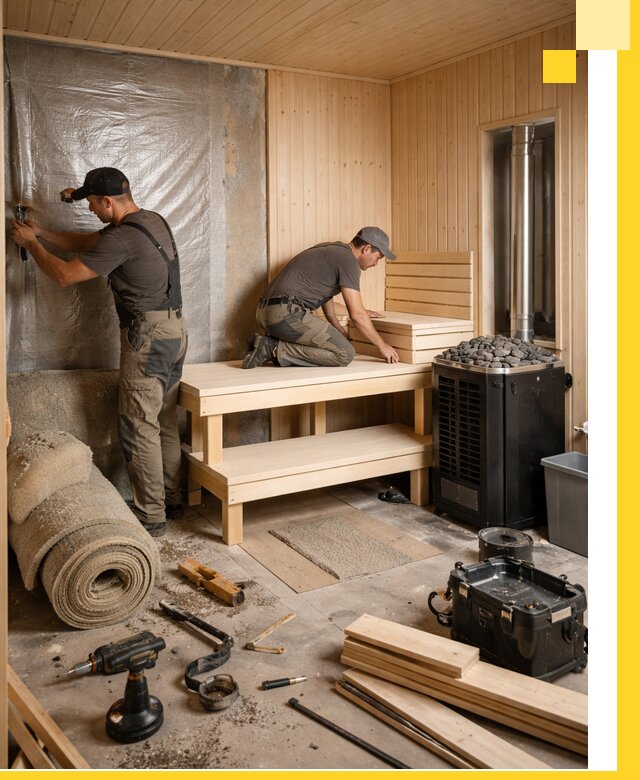 Проекты саун под ключ в Узловой дизайн и строительство