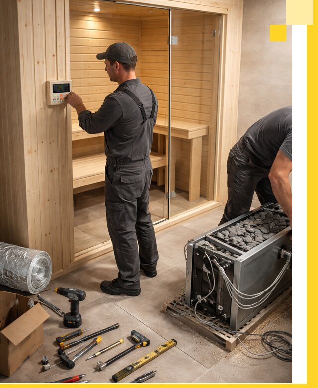 Поставка, установка и монтаж электрических саун в Узловой