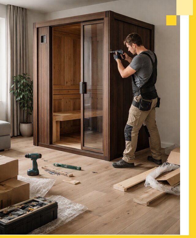 Установка и производство мини саун под ключ в Узловой