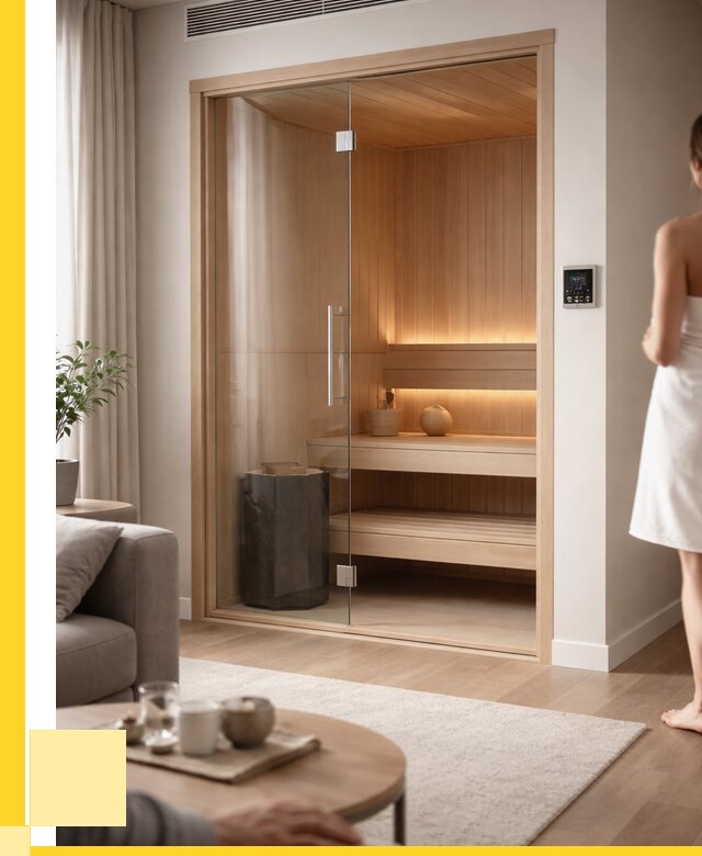 Сауна в квартире под ключ в Узловой от 122220 р. ЭриданЗлв