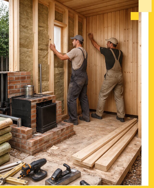 Строительство и установка дачных саун под ключ в Узловой