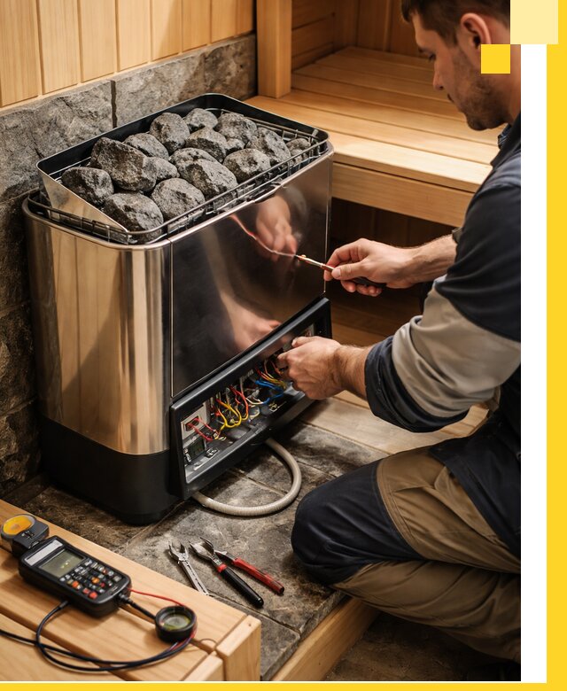 Продажа и установка электрокаменок для саун в Узловой