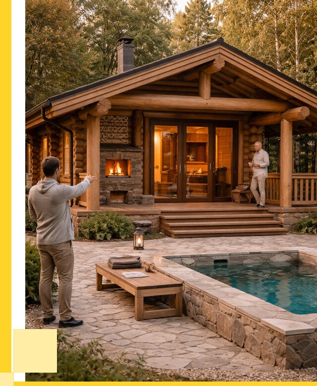 Проекты бань и хамам в Узловой от 25463 р. | ЭриданЗлв