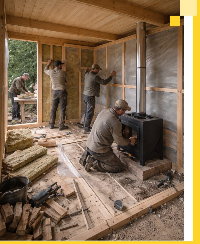 Профессиональный монтаж бань под ключ в Узловой для дома