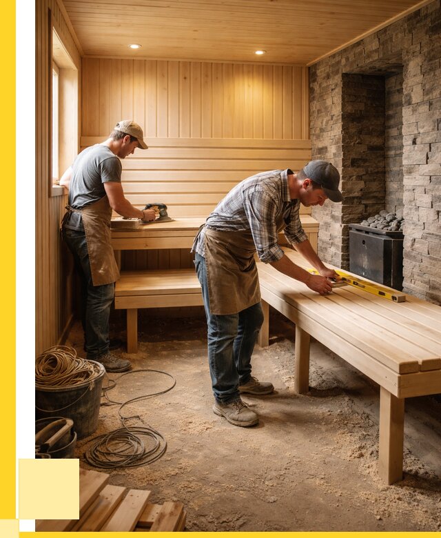 Отделка бани в Узловой: внутренняя отделка от 3056 р. | ЭриданЗлв