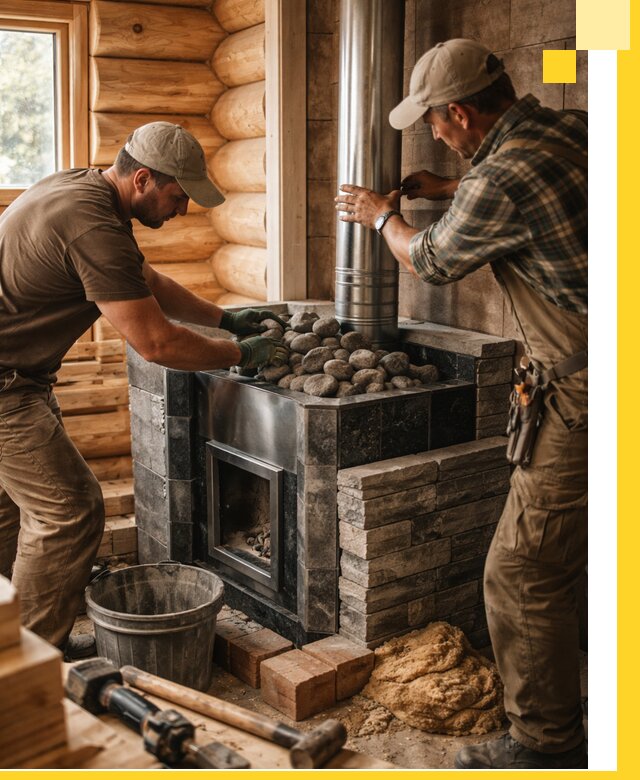 Строительство и отделка русских бань под ключ в Узловой