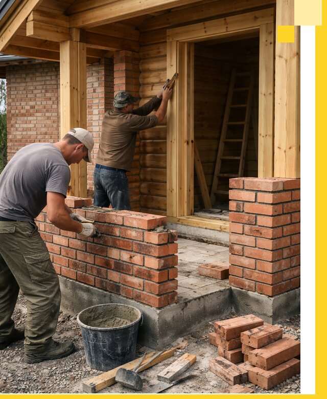 Строительство кирпичных бань под ключ в Узловой с гарантией качества