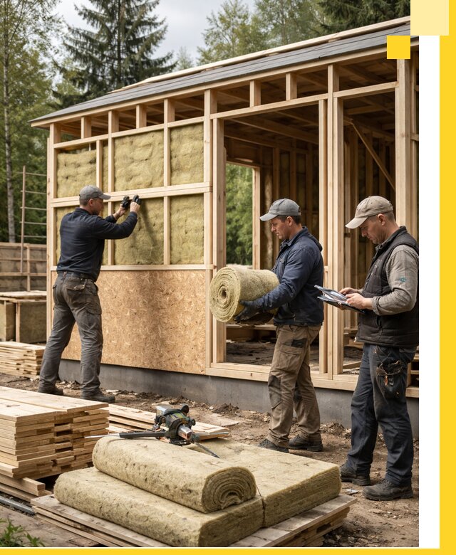 Проектирование и строительство каркасных бань в Узловой под ключ