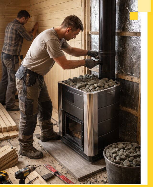 Проектирование и строительство парилок для бани в Узловой под ключ