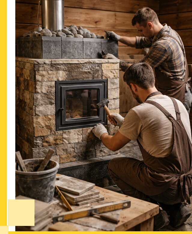 Облицовка банной печи в Узловой от 15278 р. | ЭриданЗлв