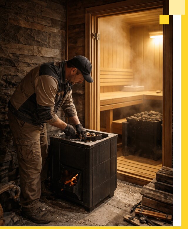 Строительство бани с сауной под ключ в Узловой от проекта до сдачи