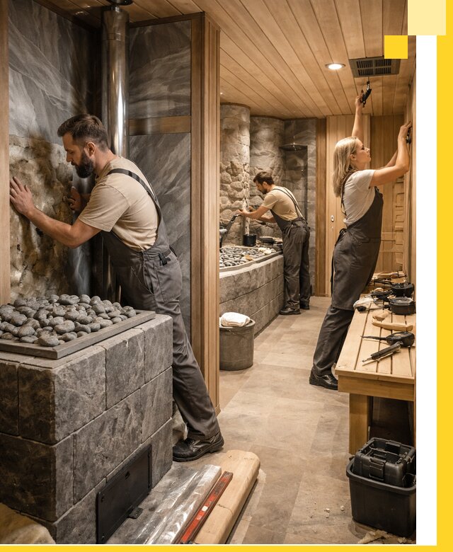Строительство бань и SPA процедур в Узловой под ключ и отделкой