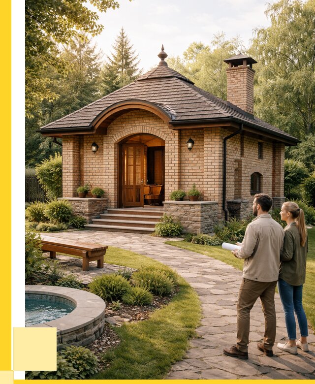 Проект кирпичной бани в Узловой от 30555 р. | ЭриданЗлв