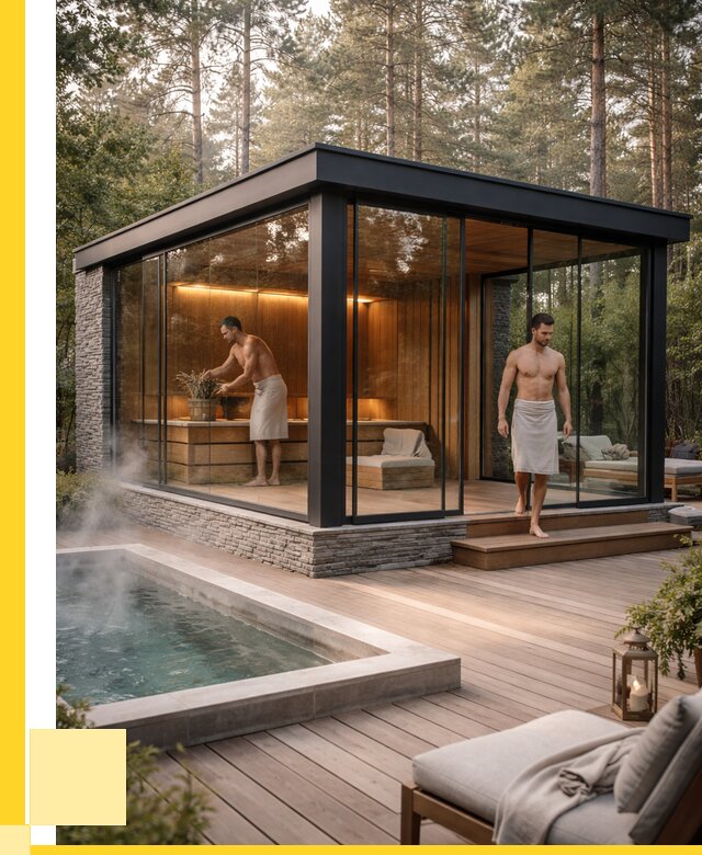 Стеклянные бани и двери в Узловой от 458325 р. | ЭриданЗлв